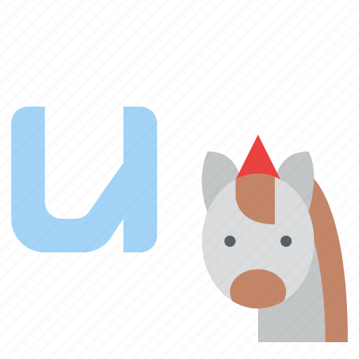U, lowercase, unicorn, letter, alphabet icon - Download on Iconfinder