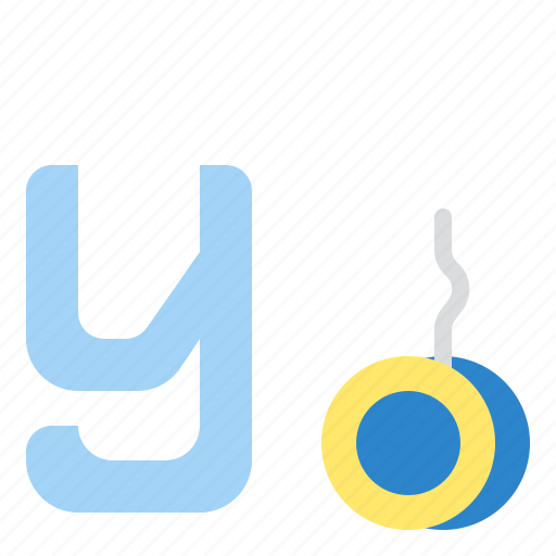 Y, lowercase, yoyo, letter, alphabet icon - Download on Iconfinder