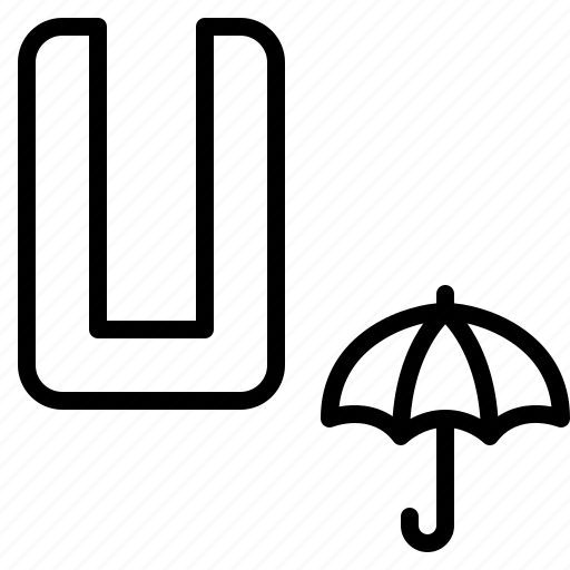 U, capital, letter, alphabet, umbrella icon - Download on Iconfinder