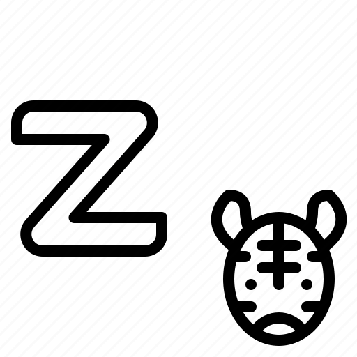 Z, lowercase, zibra, letter, alphabet icon - Download on Iconfinder