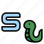 s, lowercase, snake, letter, alphabet 