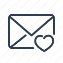 email, envelope, favorite, heart, letter, mail, message