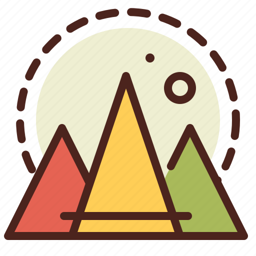 Abstraction, interface, mountains, shapes icon - Download on Iconfinder