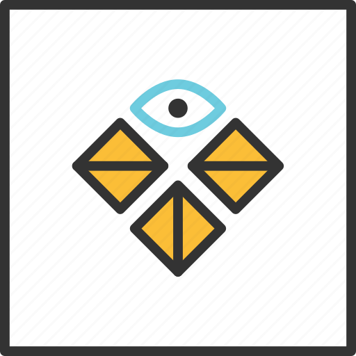 Abstract, eye, geometric, geometry, line, shape, tribal icon - Download on Iconfinder