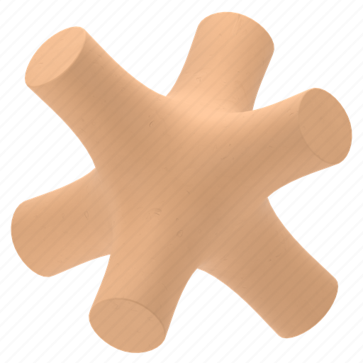 Abstract geometry, abstract shape, abstract object, clay texture, pattern 3D illustration - Download on Iconfinder