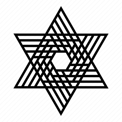 Abstract, star, hexagon, six pointed star, star of david icon - Download on Iconfinder