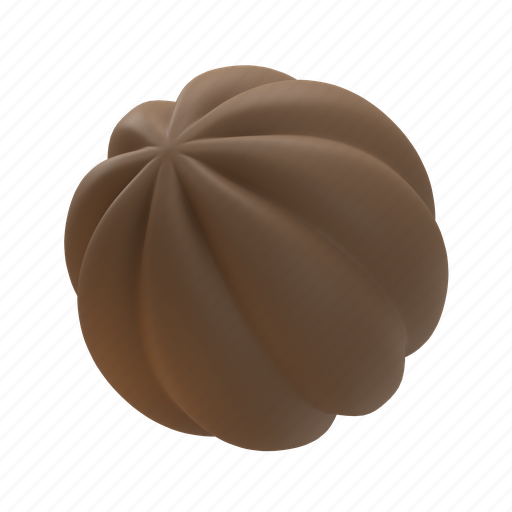 Pumpkin, abstract, shape, geometry, abstract shape, object 3D illustration - Download on Iconfinder
