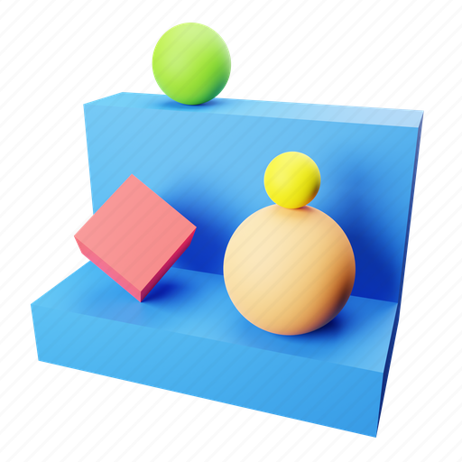 Cube, sphere, abstract, element, object, layout, figure 3D illustration - Download on Iconfinder