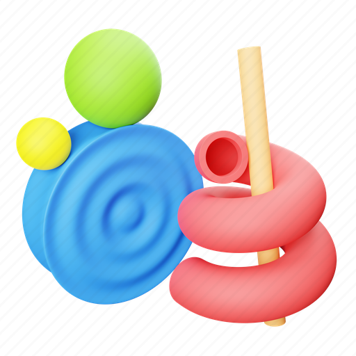 Pipe, sphere, abstract, element, object, layout, figure 3D illustration - Download on Iconfinder
