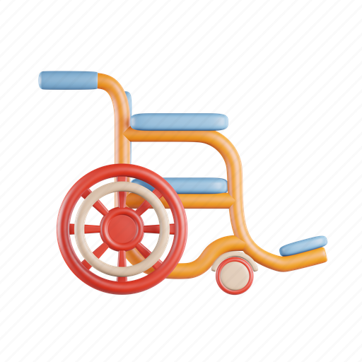 Wheelchair, mobility, accessibility, disable, handicap, access, special 3D illustration - Download on Iconfinder