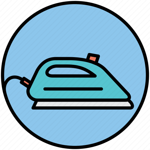 Clothes, electric appliance, flatiron, home appliance, iron, ironing, streaming icon - Download on Iconfinder