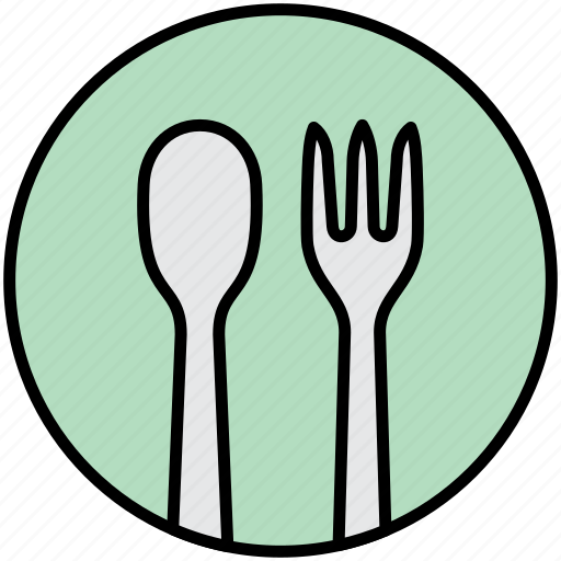 Breakfast, cutlery, food, fork, lunch, spoon icon - Download on Iconfinder