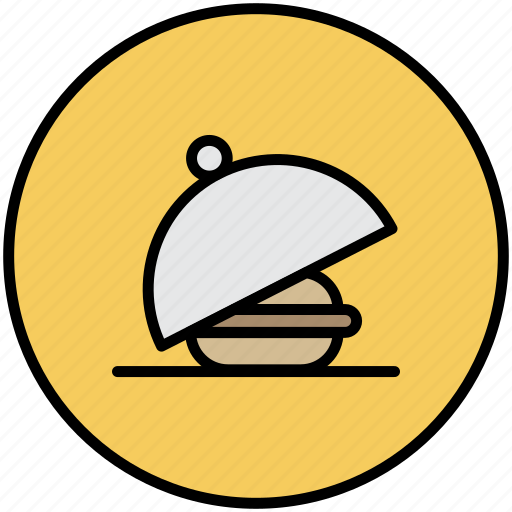 Breakfast, dinner, food, lunch, room service, tray icon - Download on Iconfinder