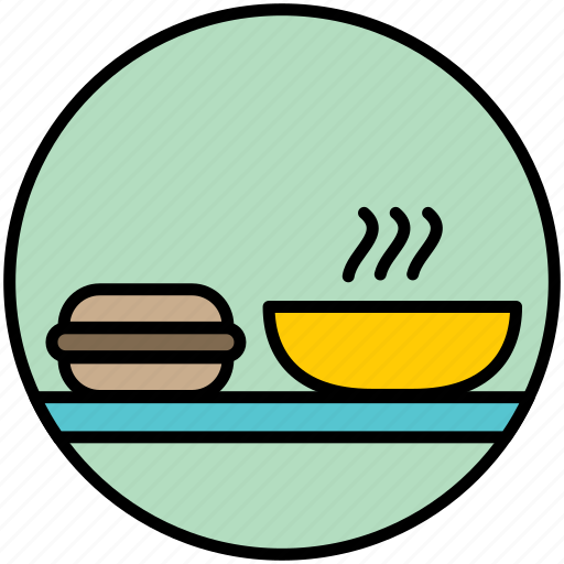 Breakfast, burger, dinner, lunch, restaurant, soup icon - Download on Iconfinder