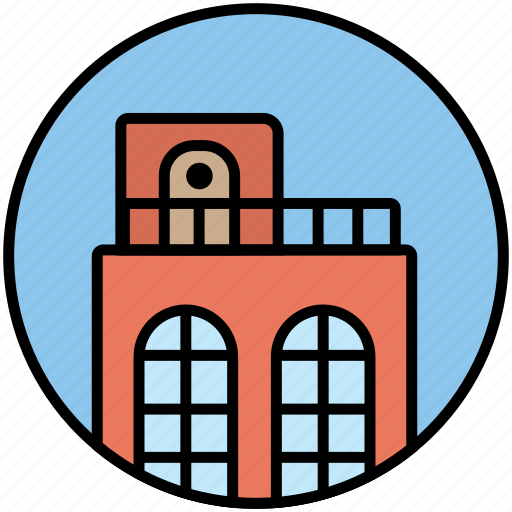 Balcony, building, penthouse, roof top, terrace, top of the building icon - Download on Iconfinder