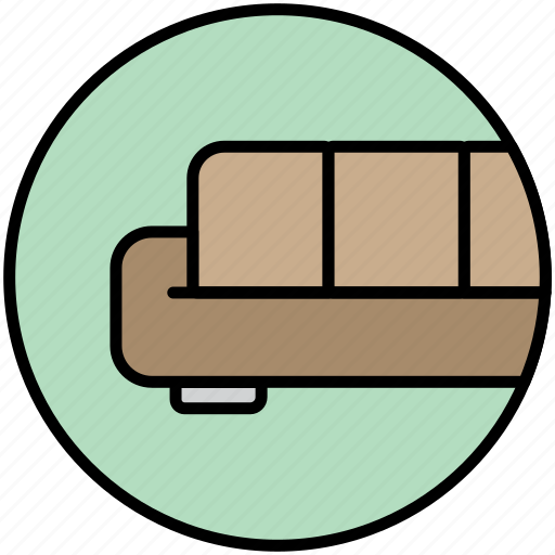 Apartment, couch, lie in, living room, sofa icon - Download on Iconfinder