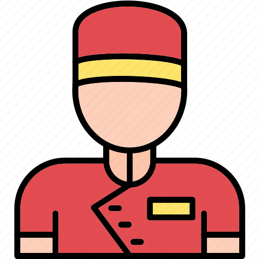 Bellboy, bellhop, employee, hotel, man, porter icon - Download on Iconfinder