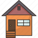 bungalow, cabin, house, villa, hut