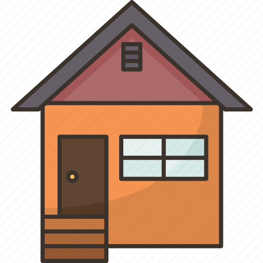 Bungalow, cabin, house, villa, hut icon - Download on Iconfinder