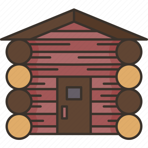 Cabin, cottage, log, residential, rural icon - Download on Iconfinder