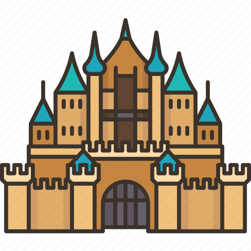 Castle, palace, ancient, medieval, architecture icon - Download on Iconfinder