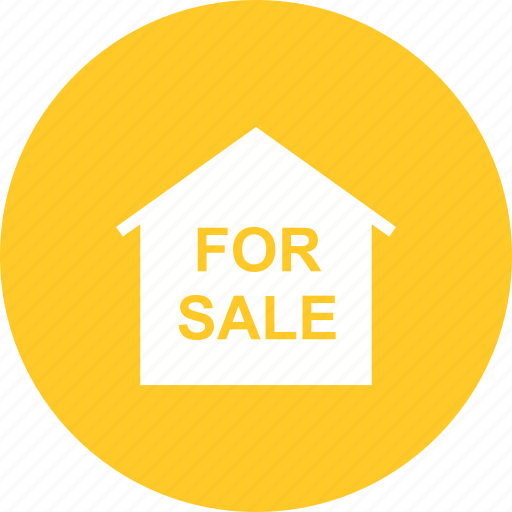 Building, estate, home, house, real, sale, sign icon - Download on Iconfinder