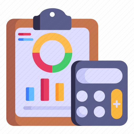Accounting report, calculation sheet, business report, business calculation, calculation report icon - Download on Iconfinder