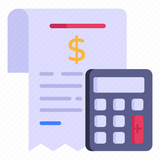 Tax calculation, invoice, taxation, budget, accounting icon - Download on Iconfinder