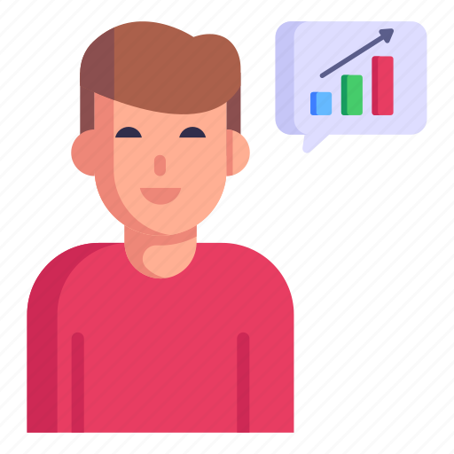 Business chat, data analyst, business growth, communication, conversation icon - Download on Iconfinder