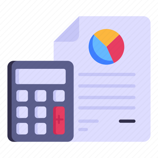 Business calculation, business accounting, business report, calculator, accounting icon - Download on Iconfinder