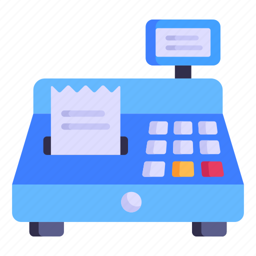 Invoice, pos, cash register, pos machine, invoice machine icon - Download on Iconfinder