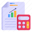 business calculation, business accounting, business report, calculator, accounting