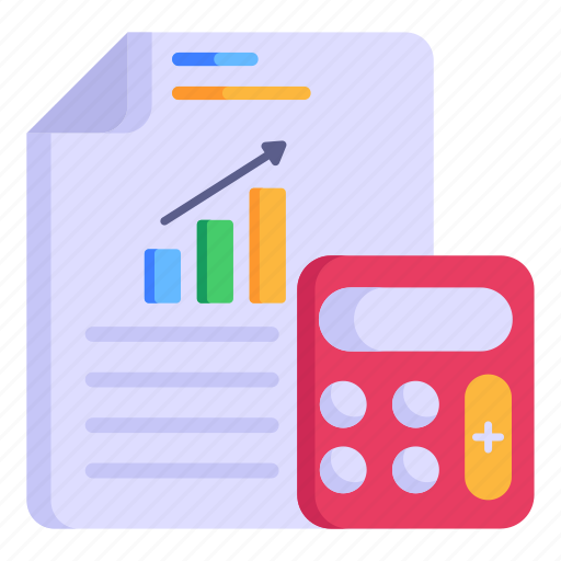 Business calculation, business accounting, business report, calculator, accounting icon - Download on Iconfinder
