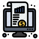 chart, dashboard, kpi, money, monitor