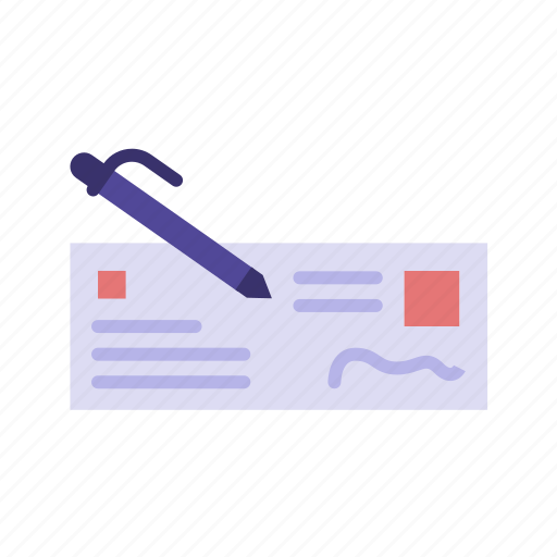 Bank check, cheque, book, payment, bank, paycheck, draft icon - Download on Iconfinder