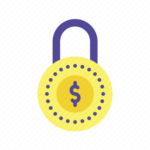 Secured loan, secure payment, cash, payment, locked, protected, finance icon - Download on Iconfinder
