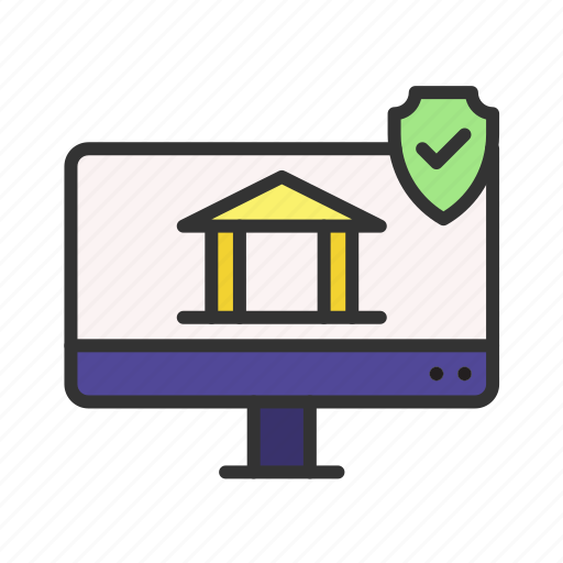 Online banking security, internet banking, bank, online payment, internet, finance, secured icon - Download on Iconfinder