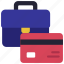 business, card, creditcard, debit, briefcase 