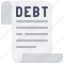 debt, document, debts, file, files 