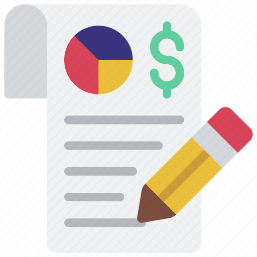 Write, financial, document, written, money, file icon - Download on Iconfinder