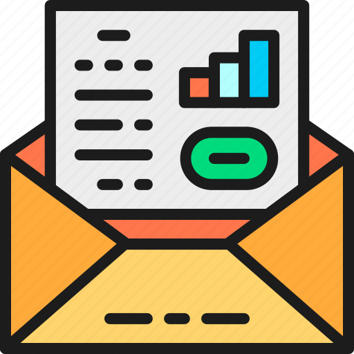 Accounting, business, communication, document, envelope, letter, line icon - Download on Iconfinder