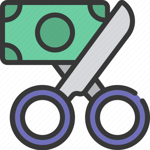 Cut, costs, cutting, money, cost icon - Download on Iconfinder