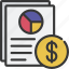 financial, data, document, money, pie, chart 
