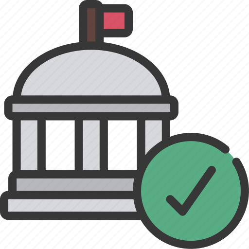 Government, paid, completed, tick, complete icon - Download on Iconfinder