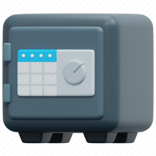 Safe, box, accounting, deposit, locker, security, safety icon - Download on Iconfinder