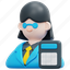 accountant, account, accounting, bookkeeper, user, calculator, avatar, 3d 