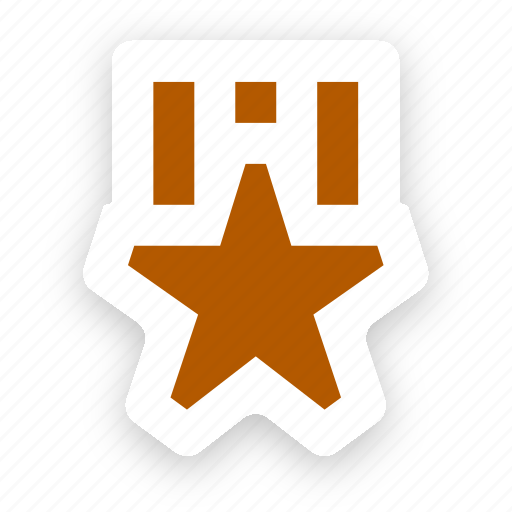 Star, falling, medal, reward, military, rank icon - Download on Iconfinder