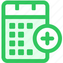 Add, calendar, to icon - Download on Iconfinder
