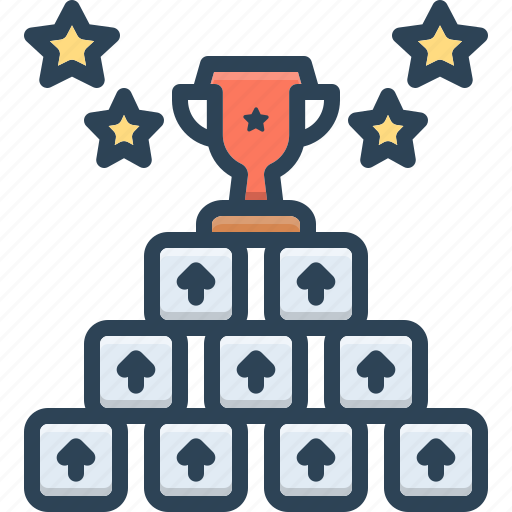 Achieve, award, trophy, achievement, victory, accomplishment, triumph icon - Download on Iconfinder