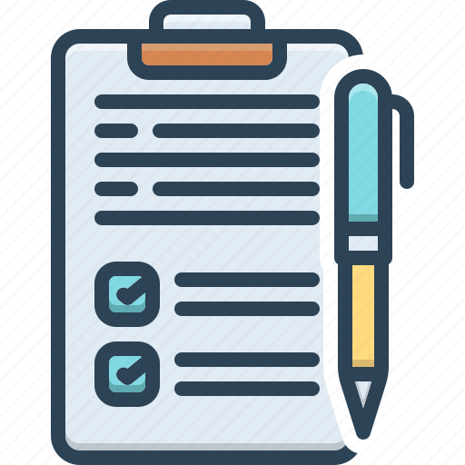 Assessment, evaluation, pen, document, appraisal, estimation, worksheet icon - Download on Iconfinder